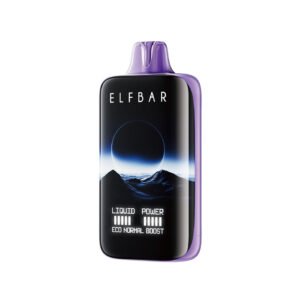 ELFBAR MoonNight 40000 Puffs disposable vape in Peach Berry flavour.