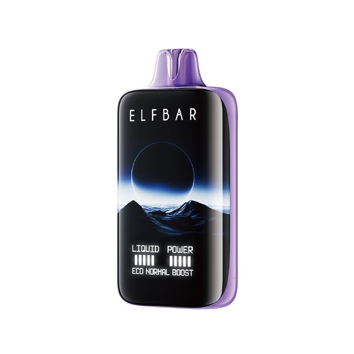 ELFBAR MoonNight 40000 Puffs disposable vape in Peach Berry flavour. ELFBAR MoonNight 40000 Puffs disposable vape in Peach Berry flavour.