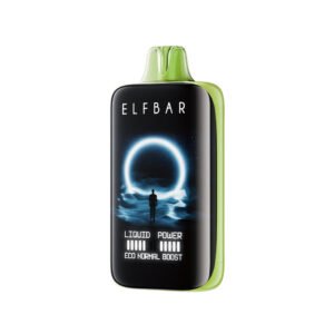 ELFBAR MoonNight 40000 Puffs disposable vape in Strawberry Kiwi Ice flavour.